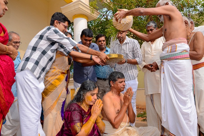Traditional Sadhabishekam & Ayushya Homam Celebration