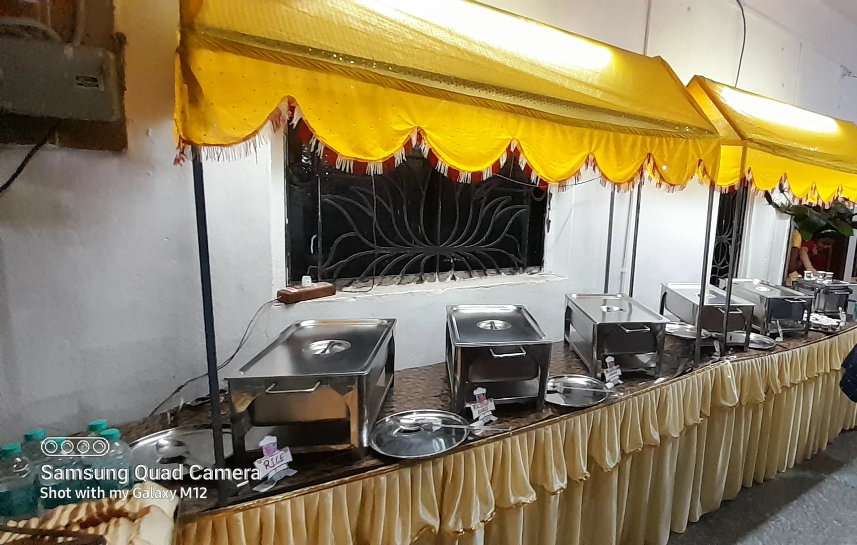 Grand Wedding Buffet Counter Setup