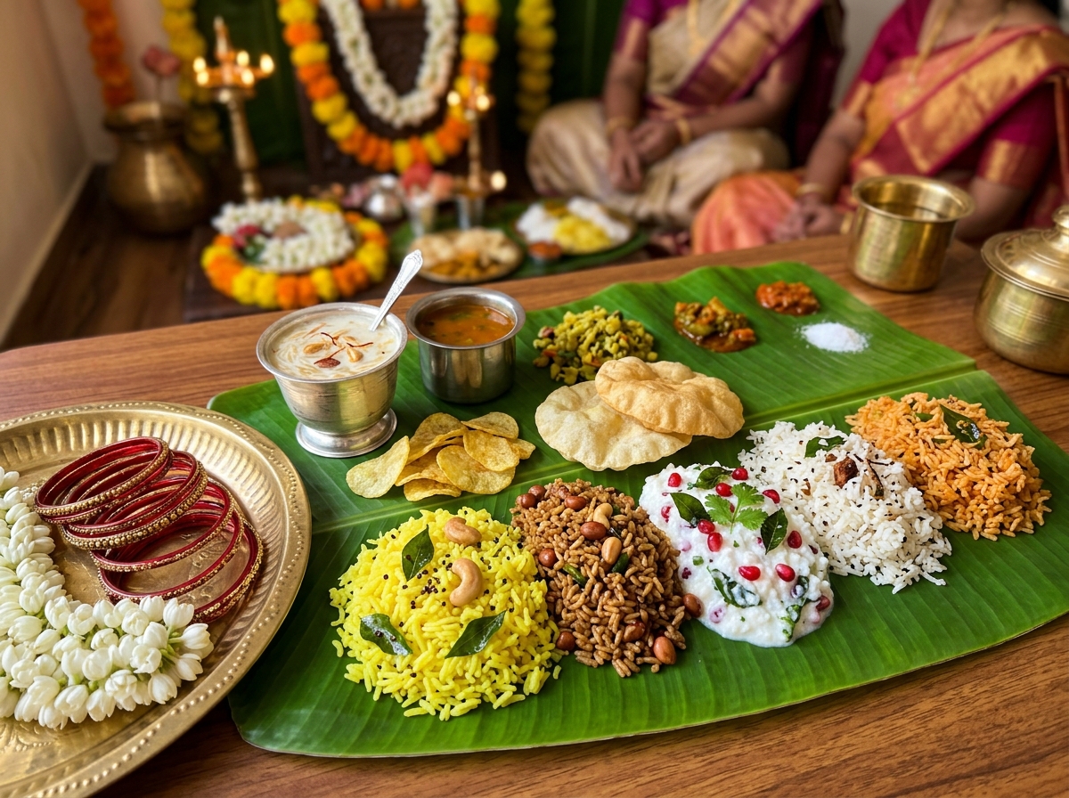 Seemantham 5 to 7 Variety Rice Feast
